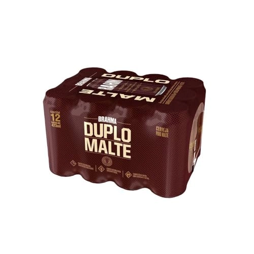 Cerveja Em Lata Pack 12 Unidades, Brahma Duplo Malte, 473ml