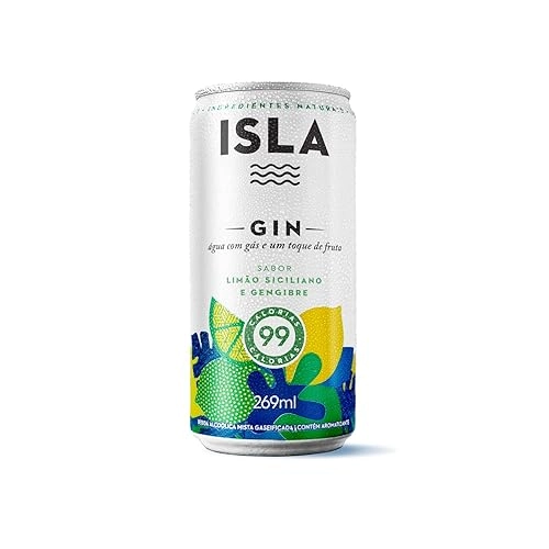 Isla Hard Seltzer Limão E Gengibre, Lata 269ml