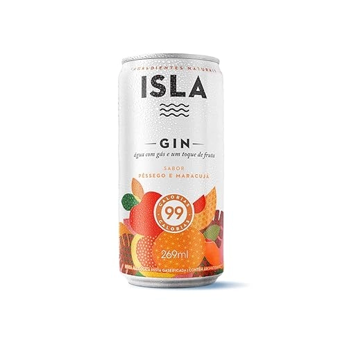 Isla Hard Seltzer Pêssego E Maracujá, Lata 269ml