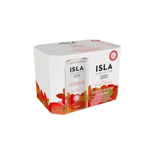 Bebida Mista Alcoólica Pêssego E Maracujá Isla Lata 269ml