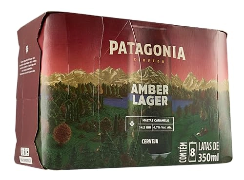 Cerveja Amber Lager Patagonia Lata 350ml