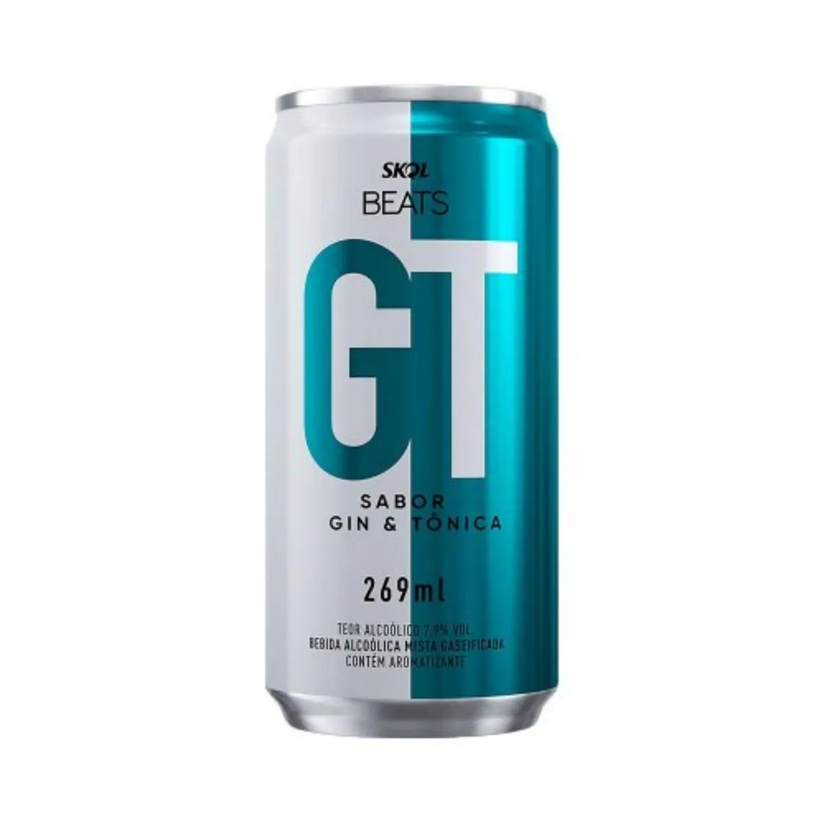 Cerveja Skol Beats GT Sabor Gin & Tônica Lata 269 ml