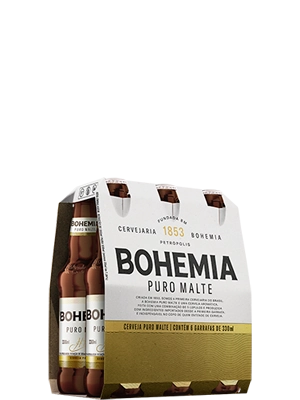 Cerveja Bohemia 330ml Ln Fardo C/6