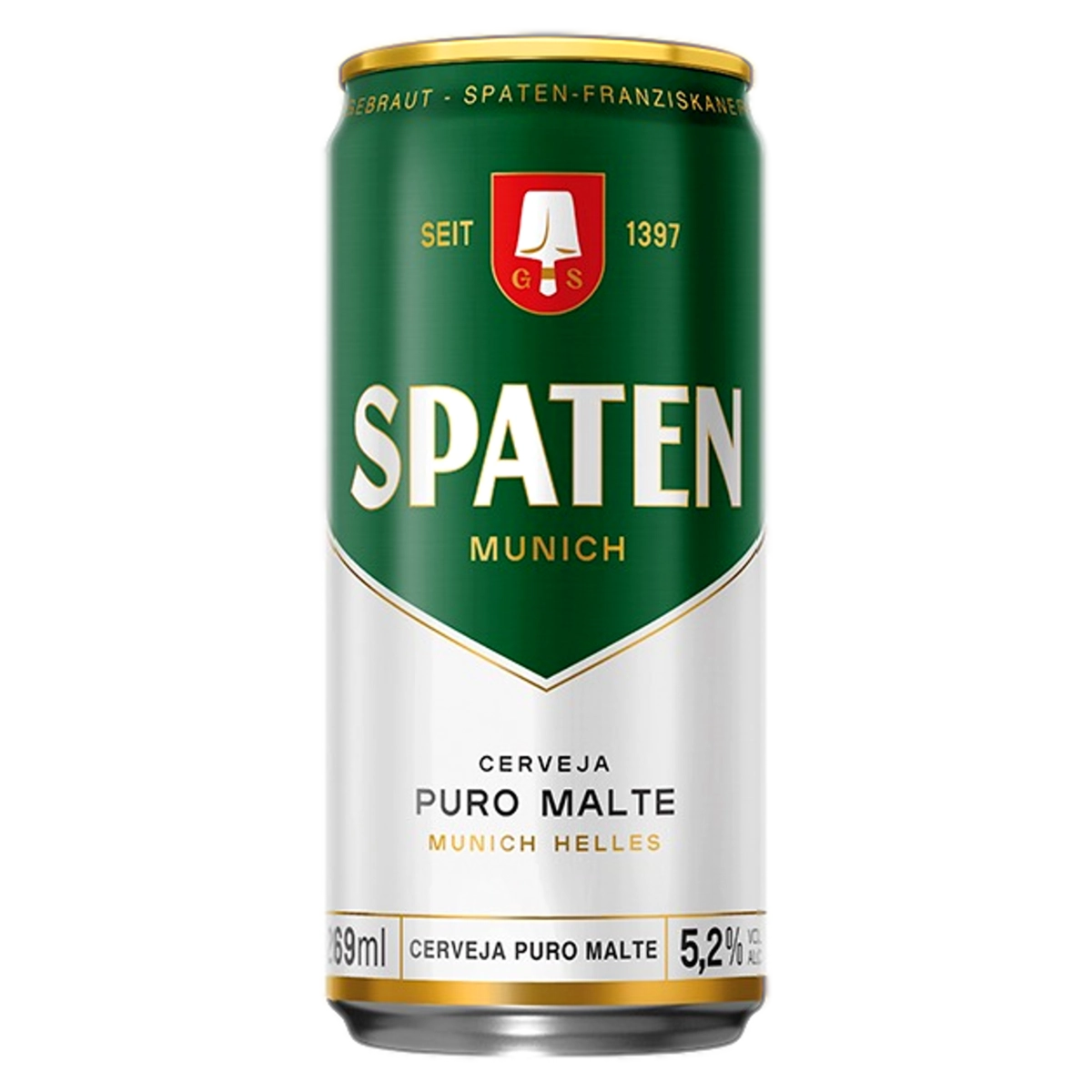Cerveja Munich Helles Puro Malte Spaten Lata 269ml