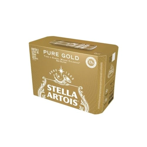 Cerveja Puro Malte Pure Gold Stella Artois Lata 350ml