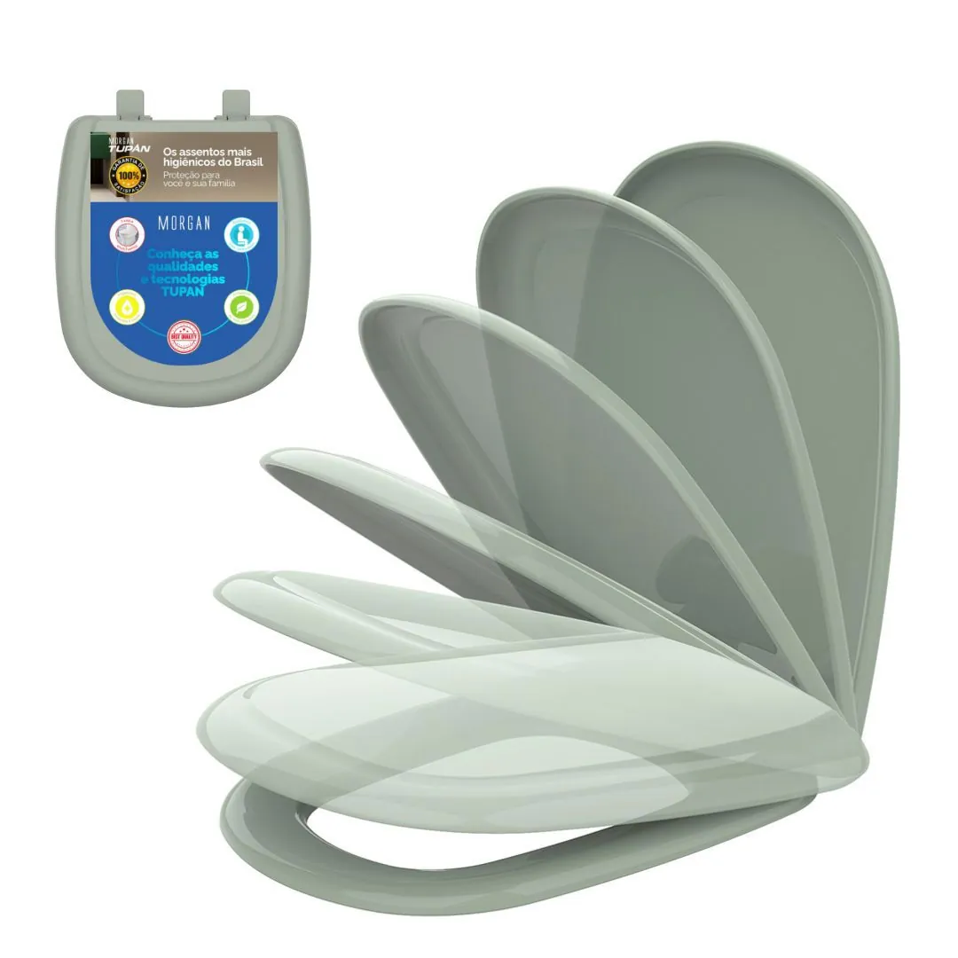 Assento Icasa Sabatini Verde Claro Soft Close Polipropileno