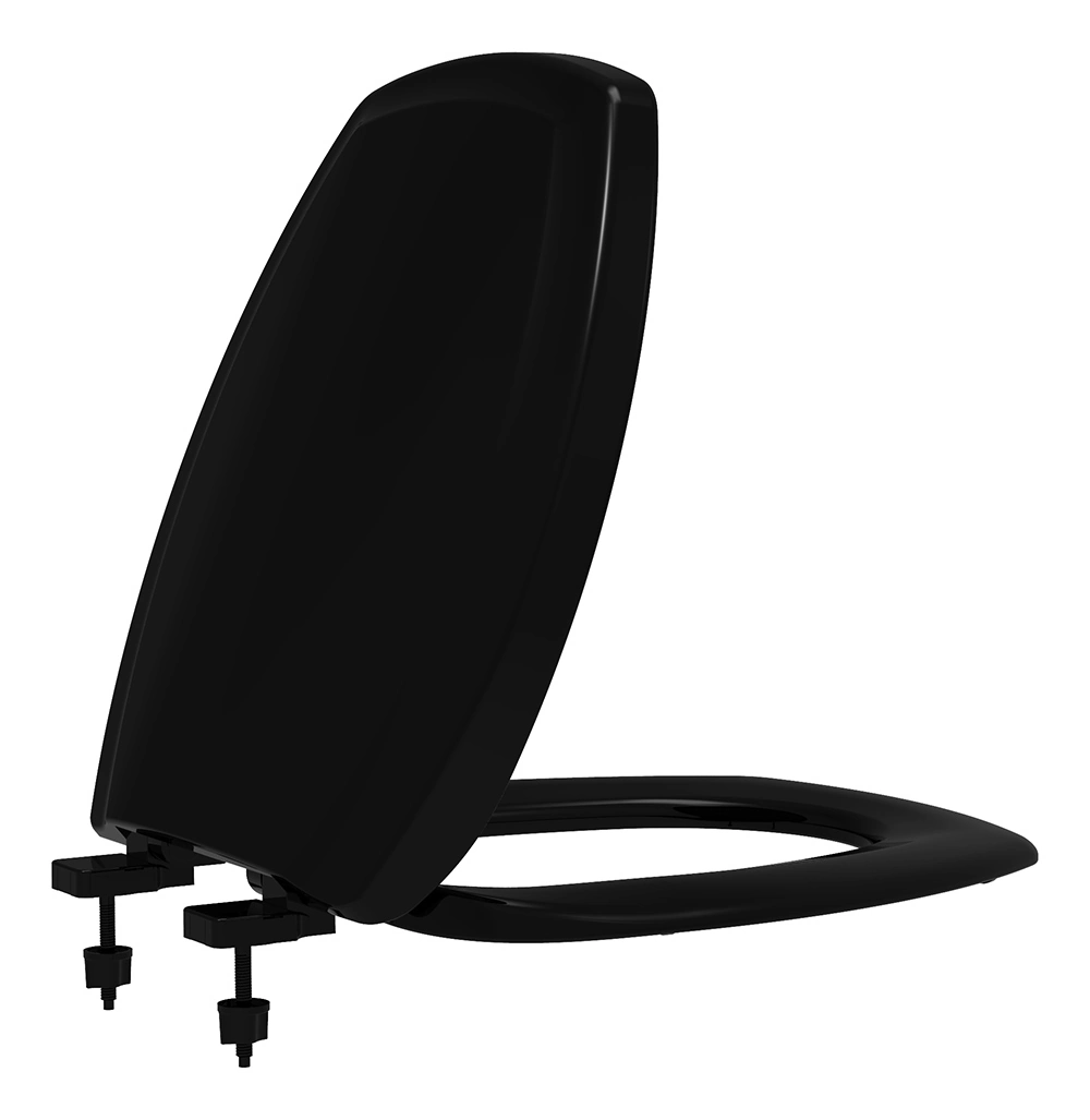 Assento Incepa Thema Preto Soft Close Polipropileno
