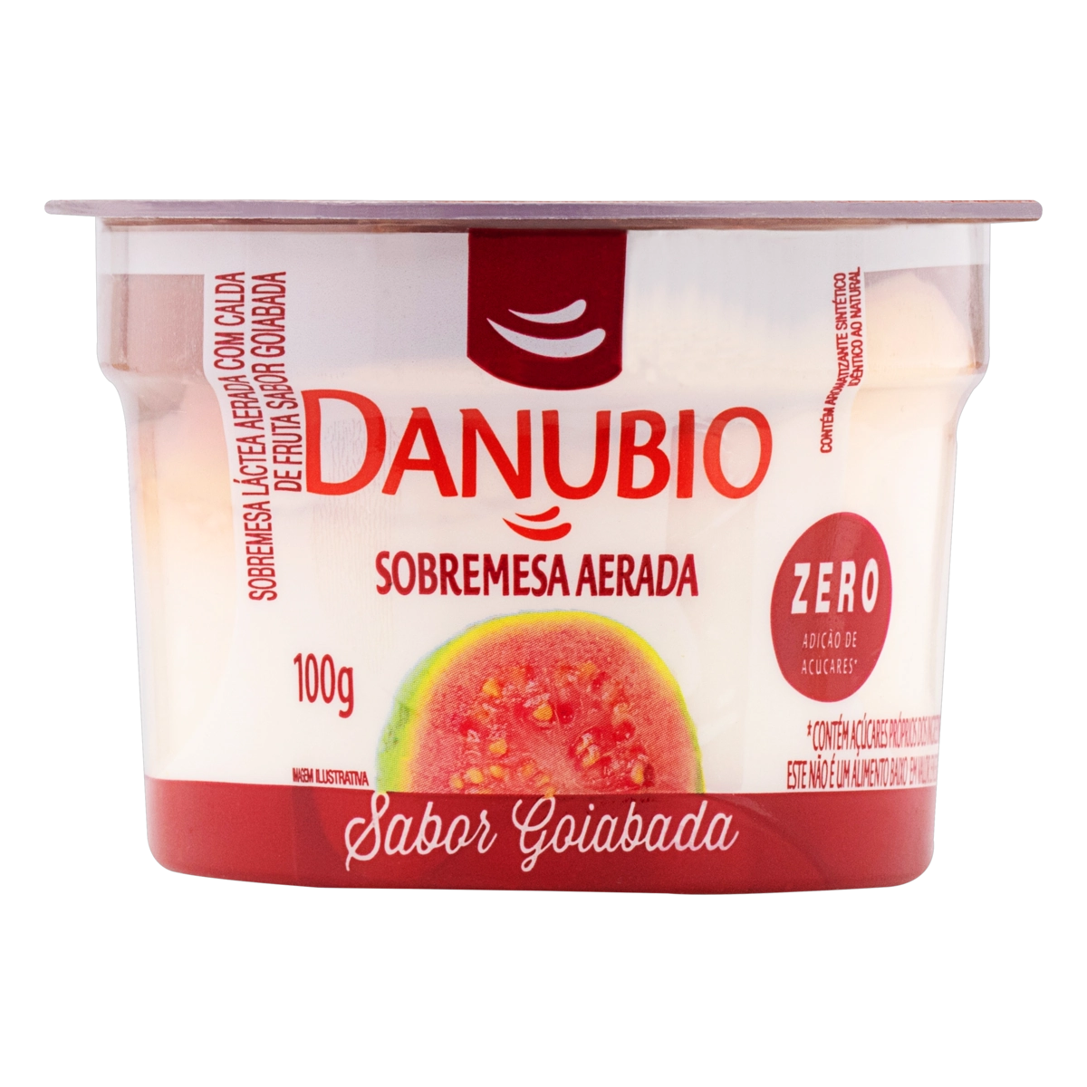 Sobremesa Láctea Aerada Goiabada Danubio Pote 100g