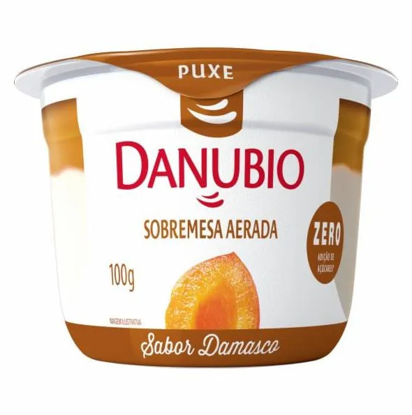 Sobremesa Láctea Aerada Damasco Danubio 100 g