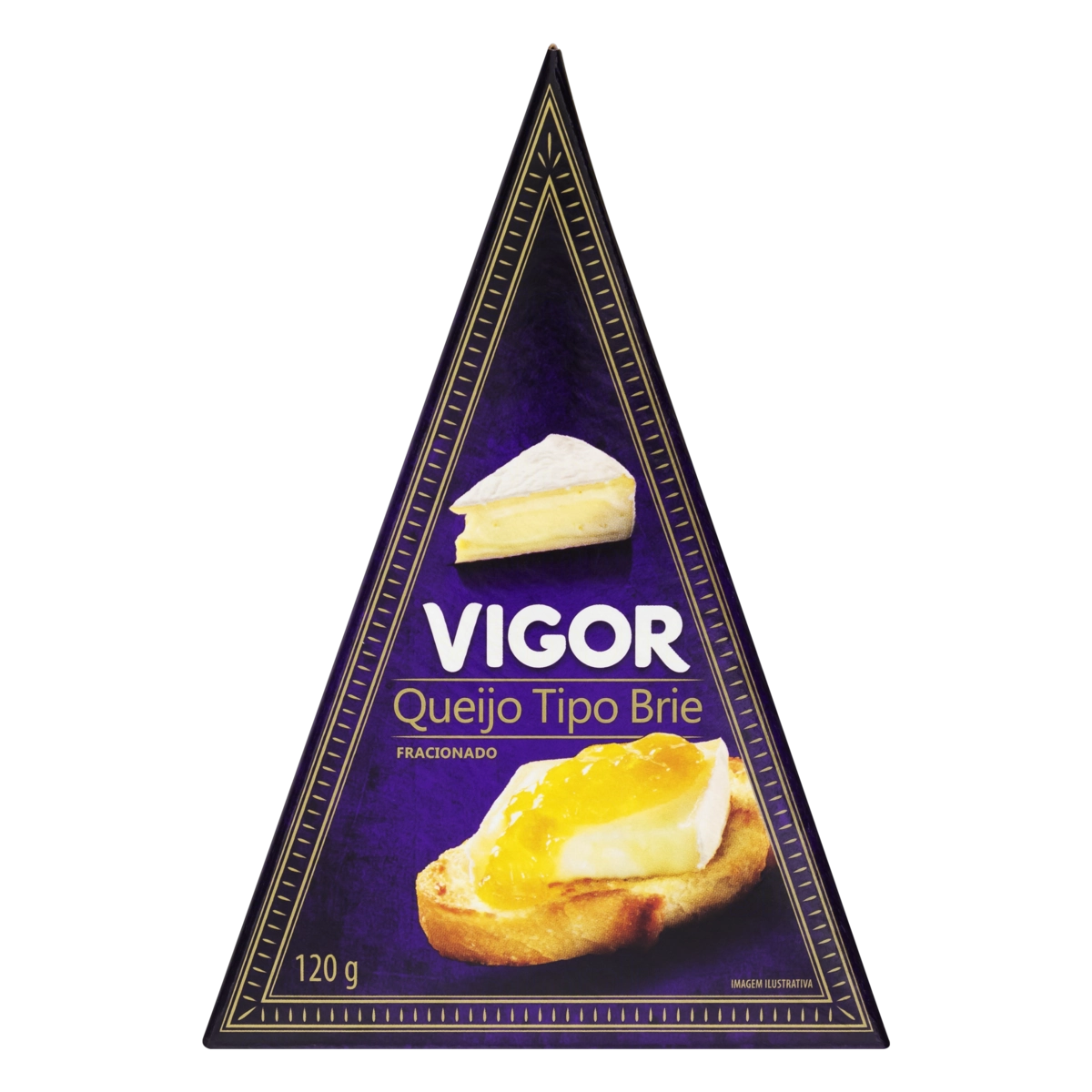 Queijo Brie Fracionado Vigor 120g