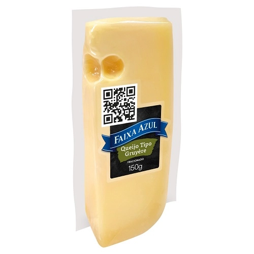 Queijo Gruyère Fracionado Faixa Azul 150g