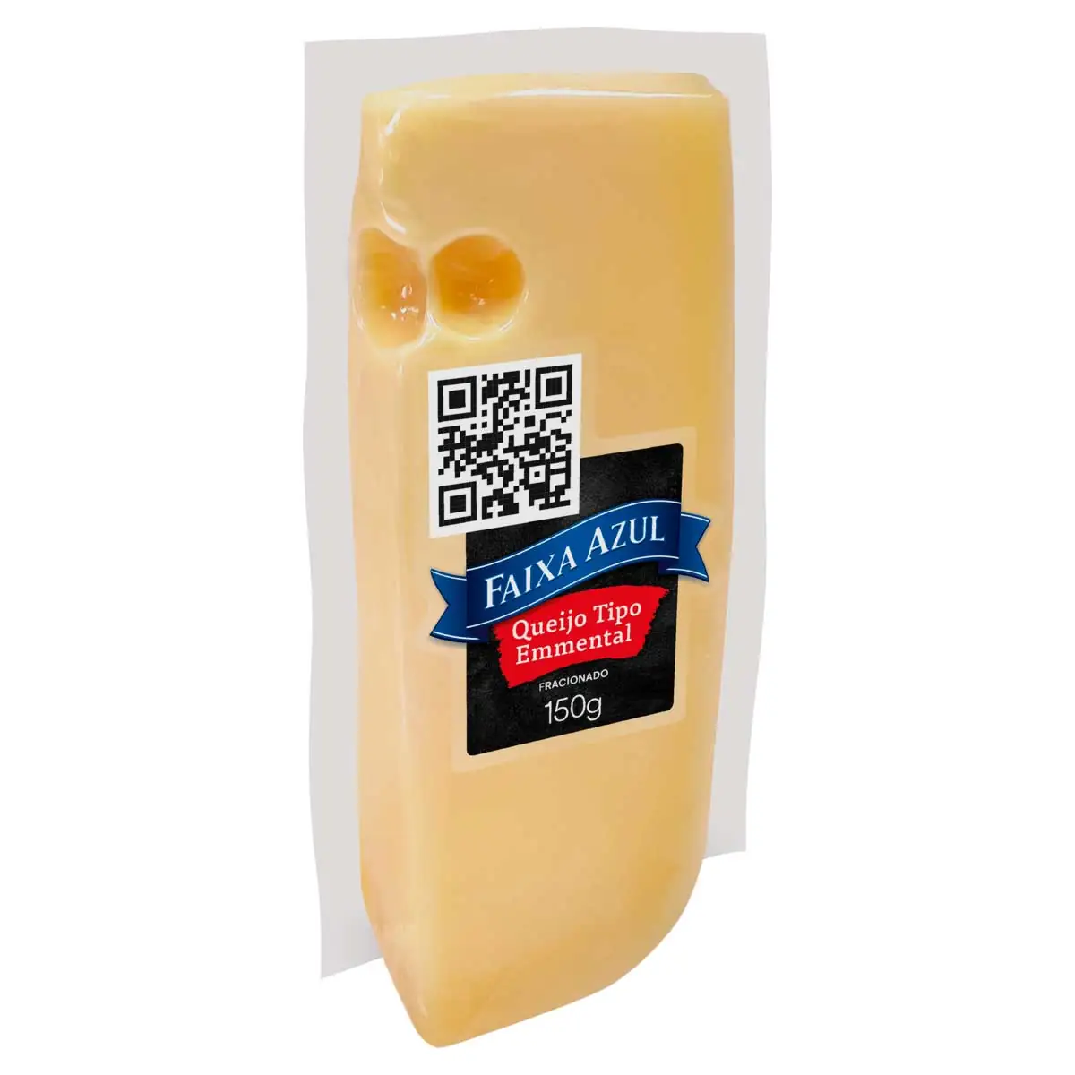 Queijo tipo Emmental Fracionado Faixa Azul 150 g
