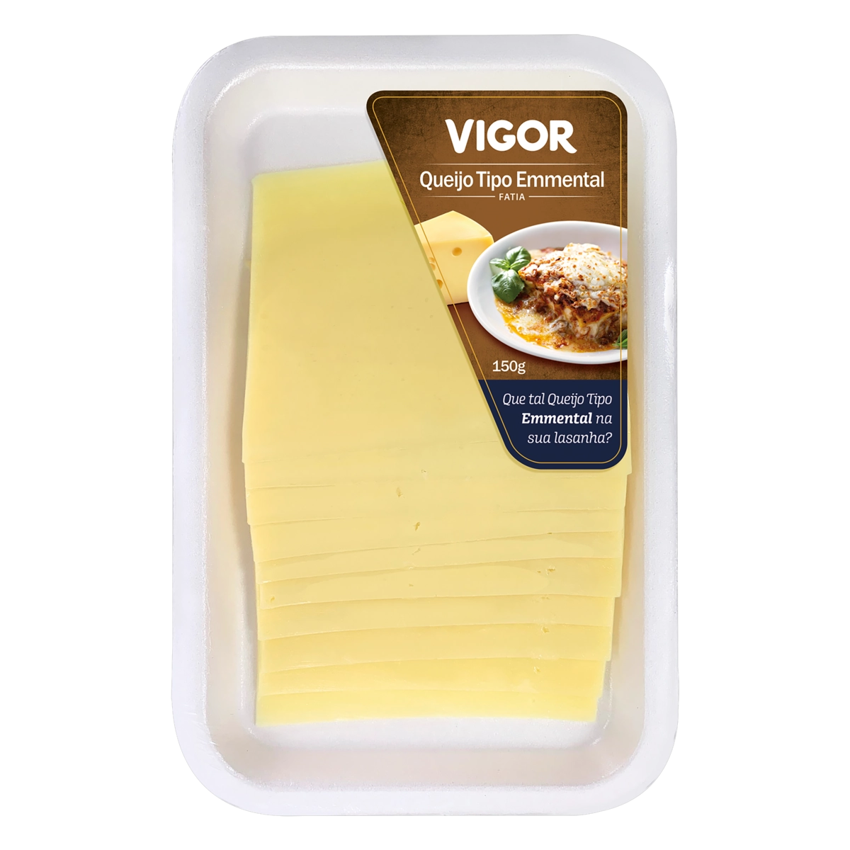 Queijo Emmental Fatiado Vigor 150g