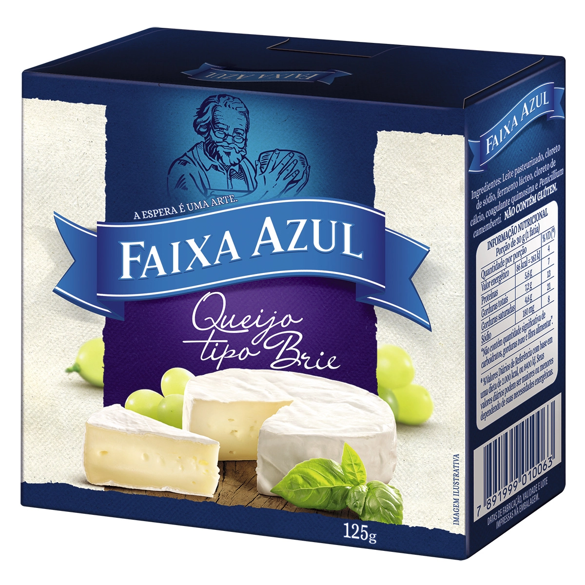 Queijo Brie Faixa Azul 125g