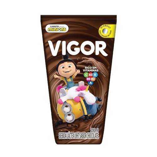 Bebida Láctea Uht Chocolate Minions Vigor Caixa 200ml