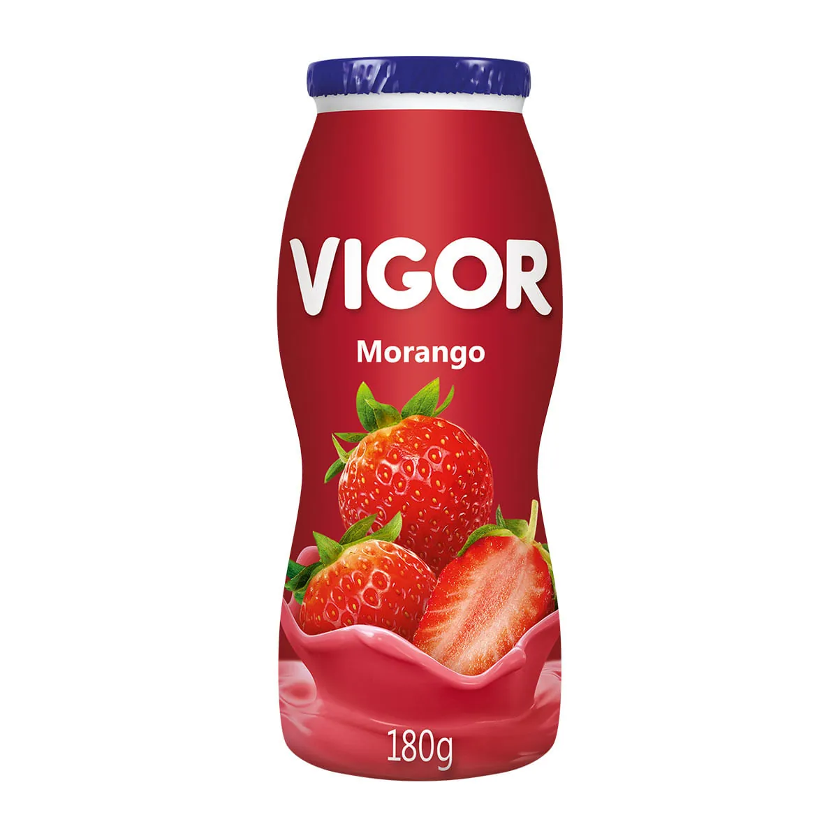 Iogurte Desnatado Vigor Morango 180g