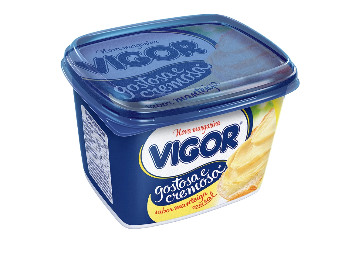 Margarina Cremosa Com Sal Vigor Pote 500g