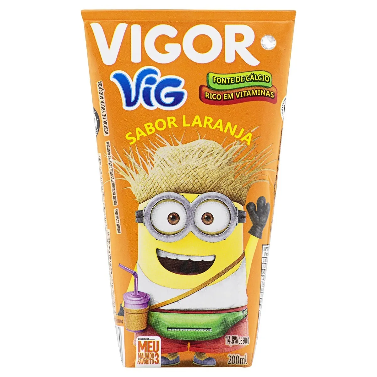 Suco Laranja Vigor Vig 200ml 1 Unidade Minions