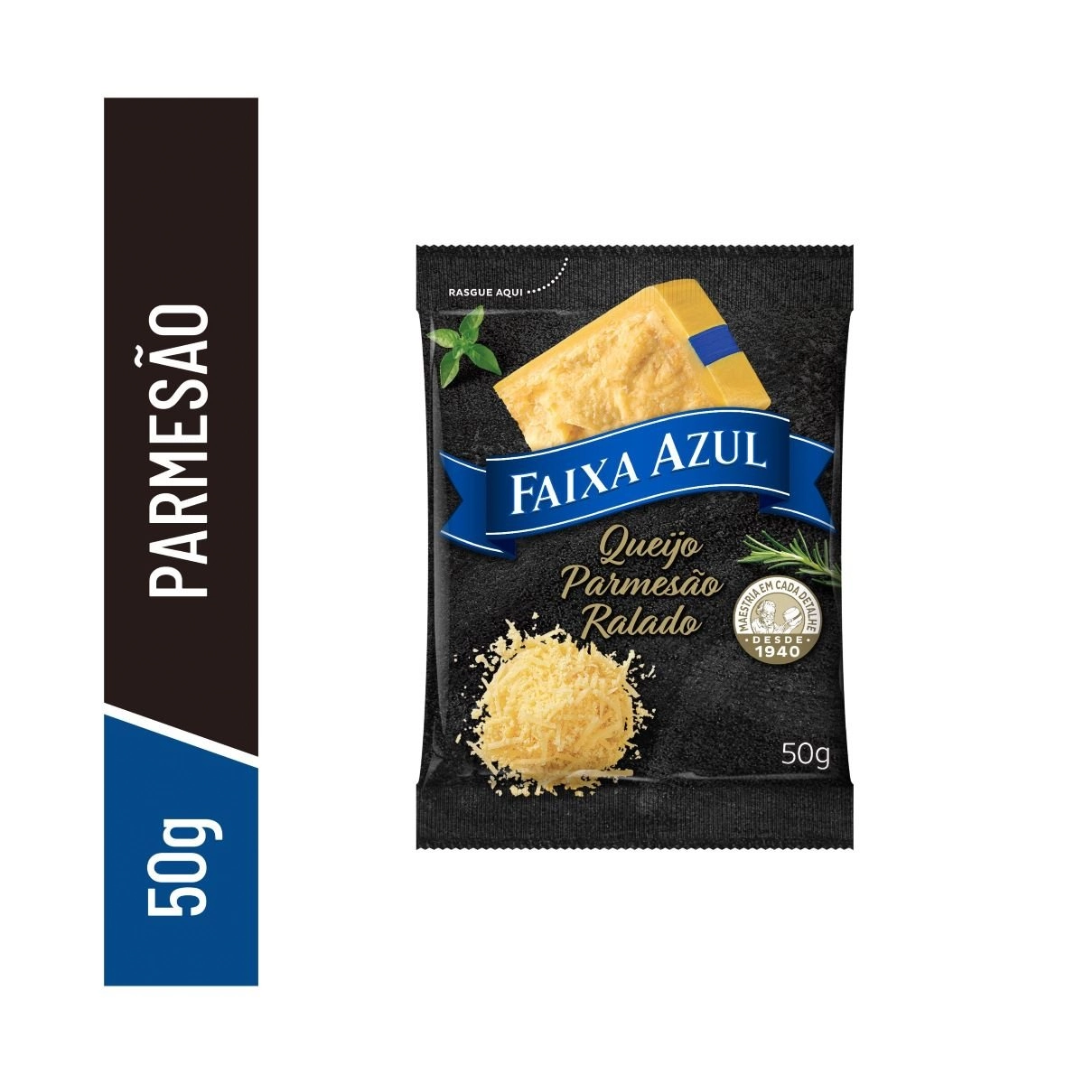 Queijo Parmesão Ralado Faixa Azul VIGOR Pacote 50g