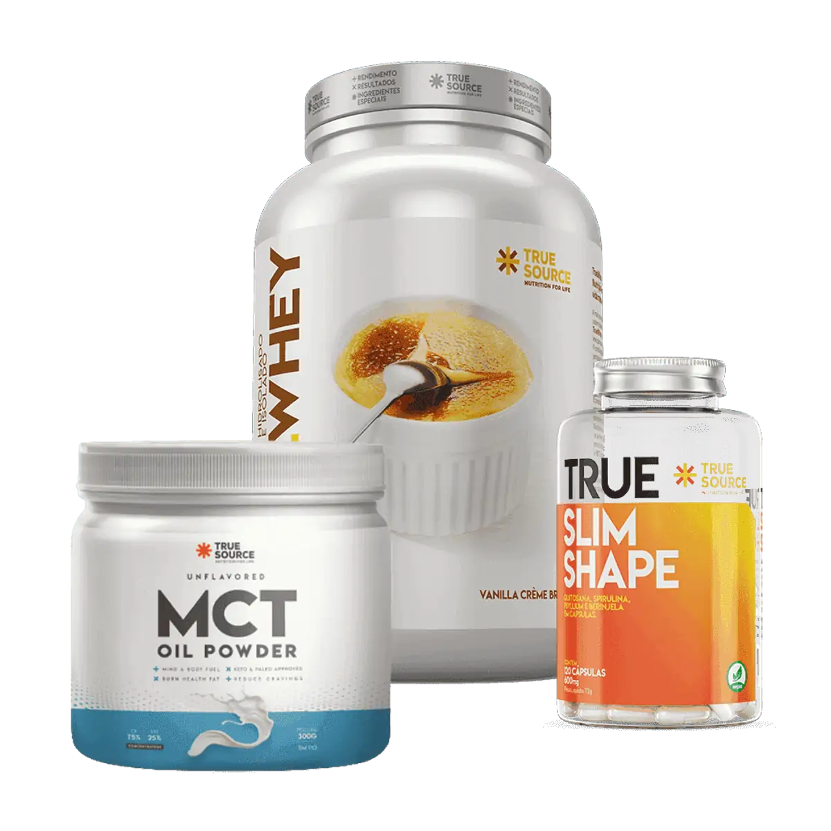 Combo Perda de Peso True Whey Créme Brulée