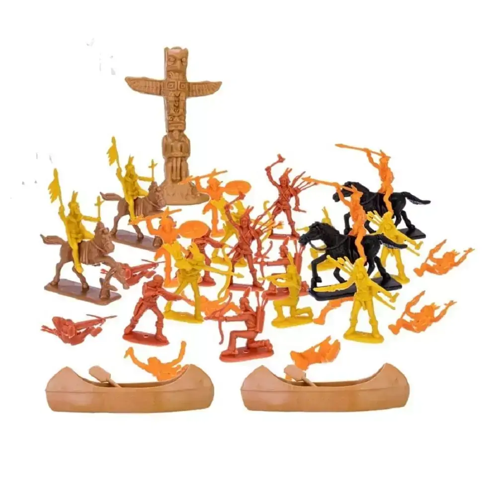 Conjunto de Mini Figuras - Forte Apache - 43 Peças - Gulliver