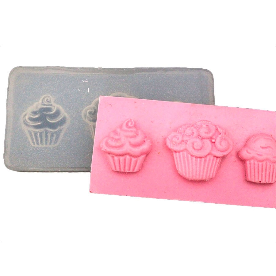Mold Silic Trio Cupcakes 025 Flex Arte
