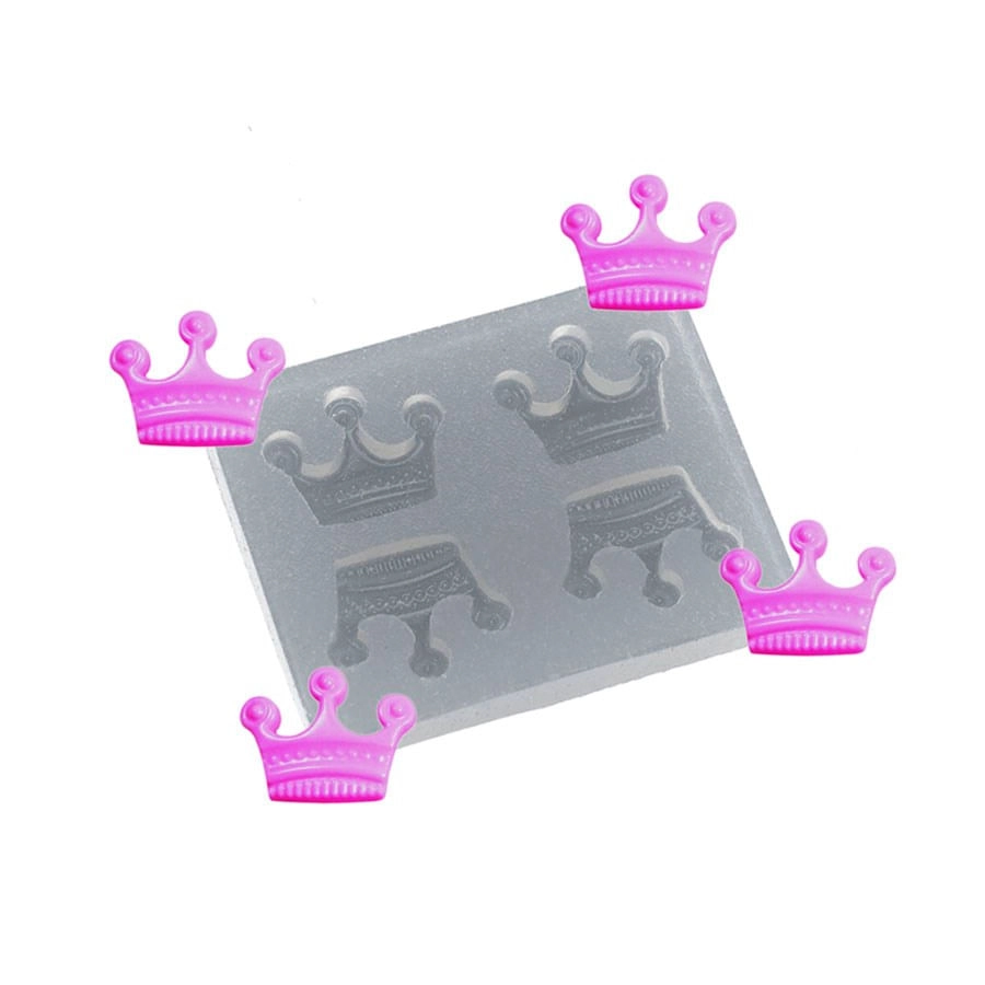 Molde De Silicone Coroinhas.91