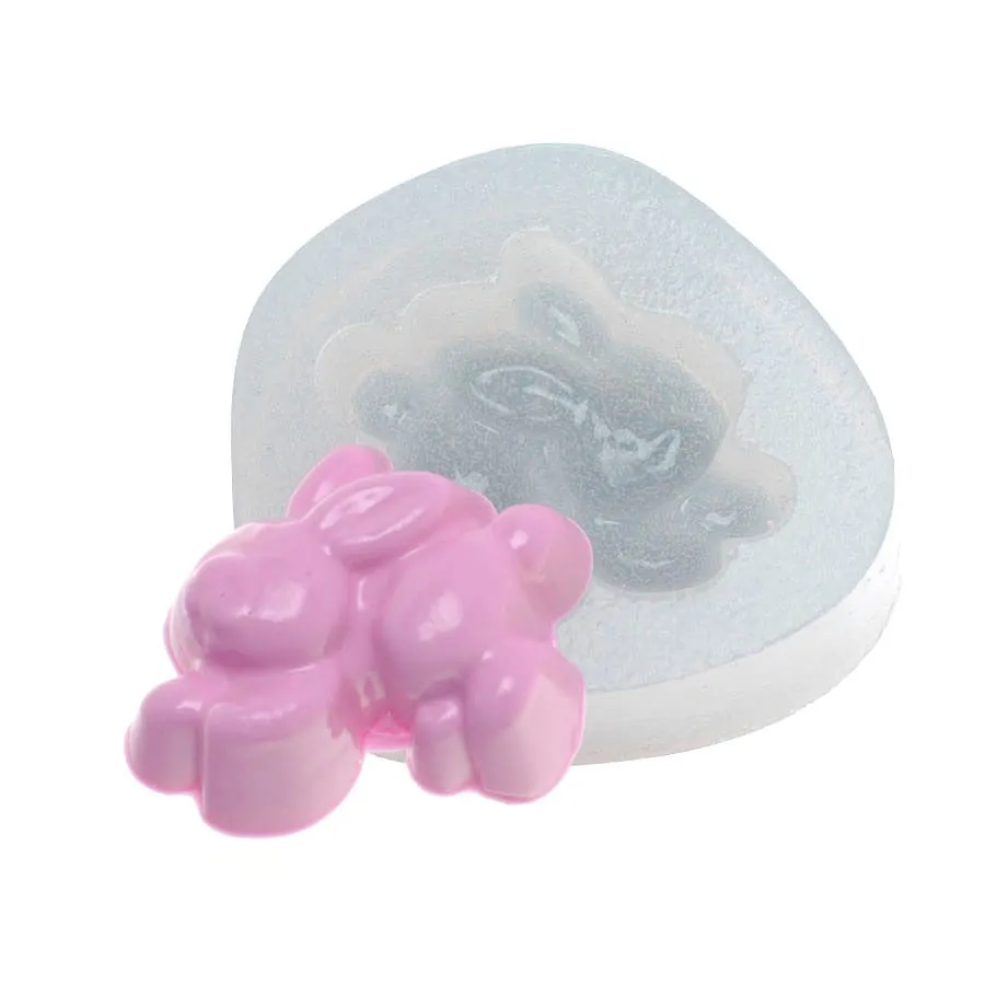 Mold Silic Coelhinho Correndo 014 Flex Arte