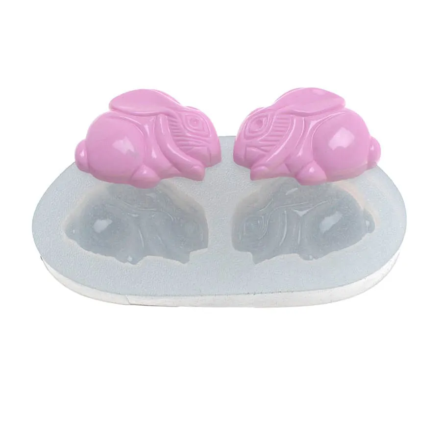 Mold Silic Casal De Coelhos 281 Flexarte