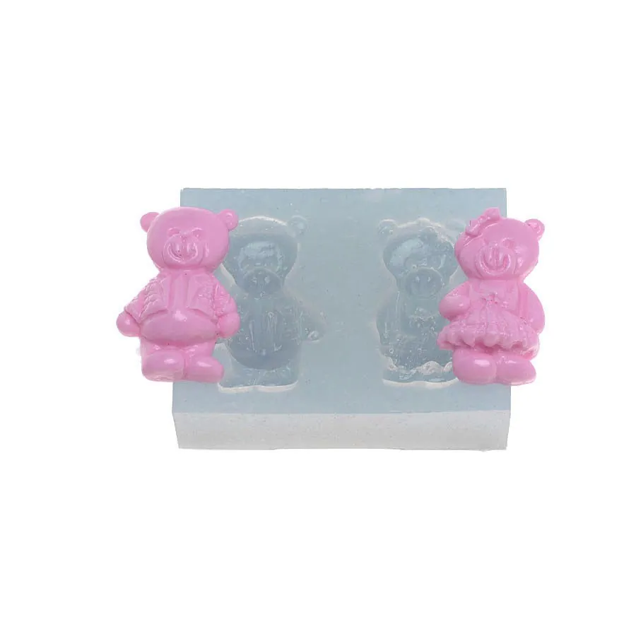 Mold Silic Casal Ursinho 302 Flex Arte