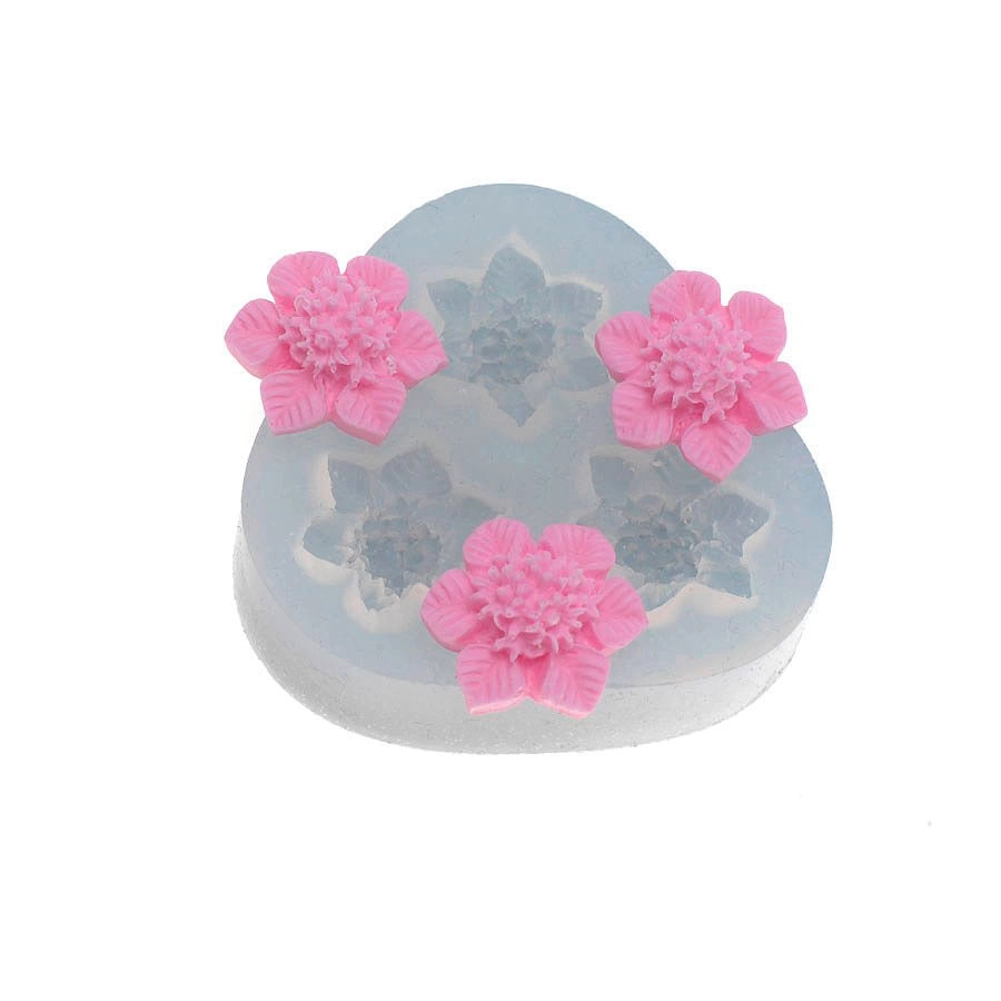Mold Silic Trio De Florzinha 305 Flex Arte