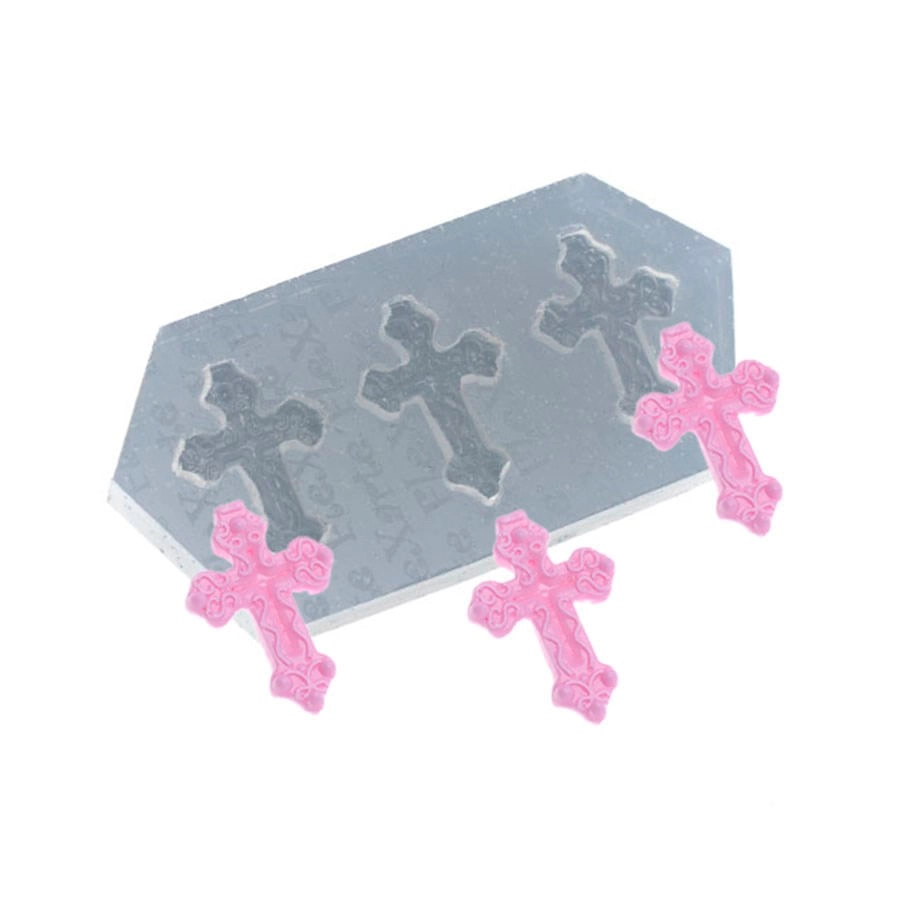 Mold Silic Trio Mini Cruzes 497 Flex Arte