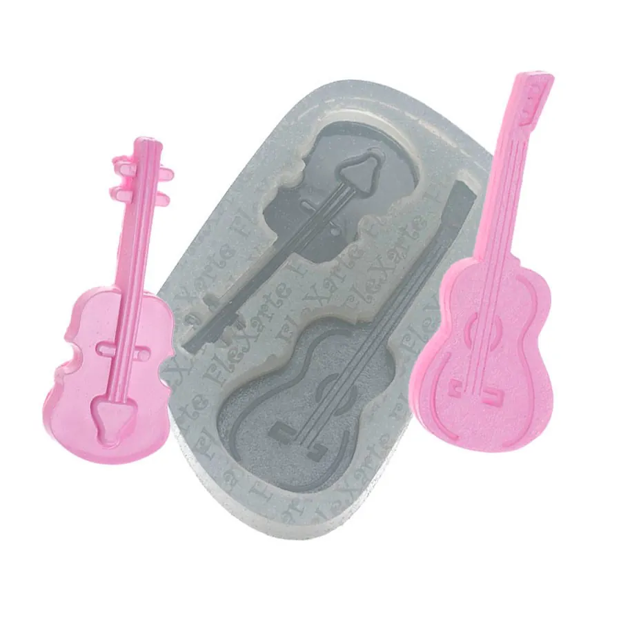 Mold Silic Dois Violoes 521 Flex Arte
