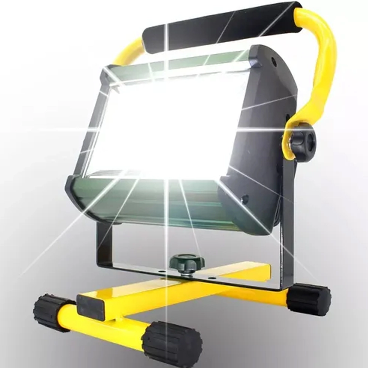 Holofote Refletor Led Portátil Recarregável 100w À Prova D água