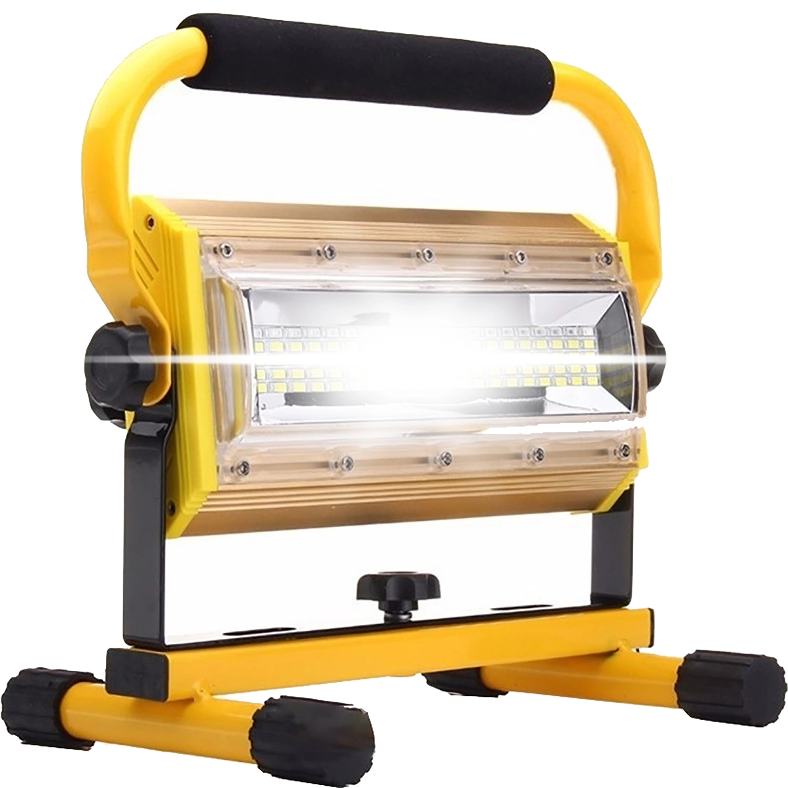 Holofote Refletor Recarregável Led 100w À Prova D água Portátil