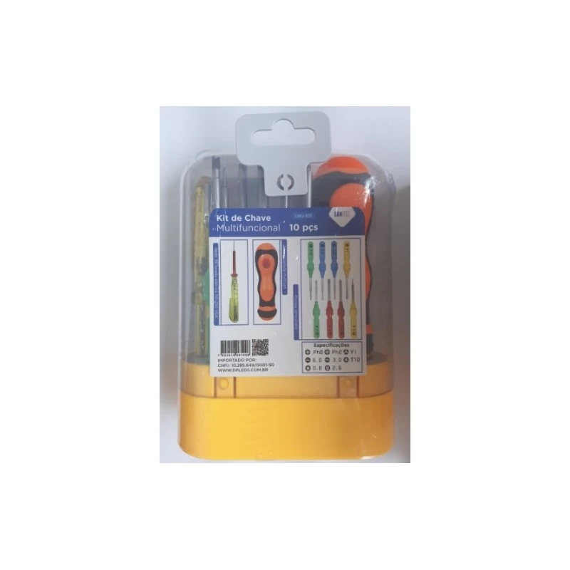 Kit Chave Multifuncional - 10 Peças - Lwj-103