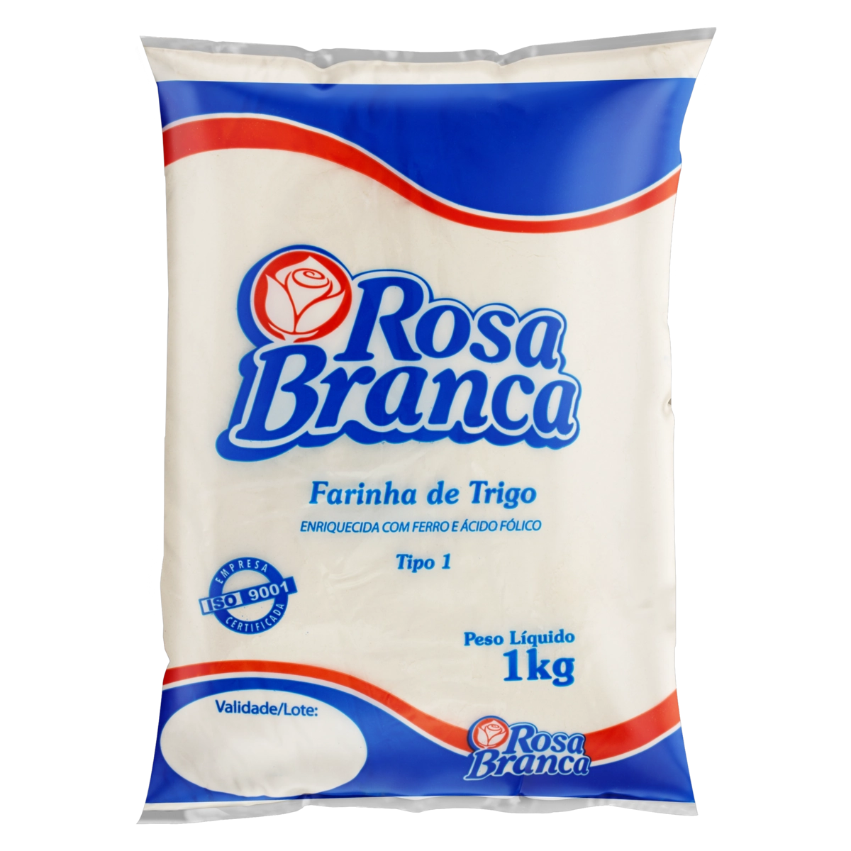 Farinha De Trigo Tipo 1 Rosa Branca Pacote 1kg