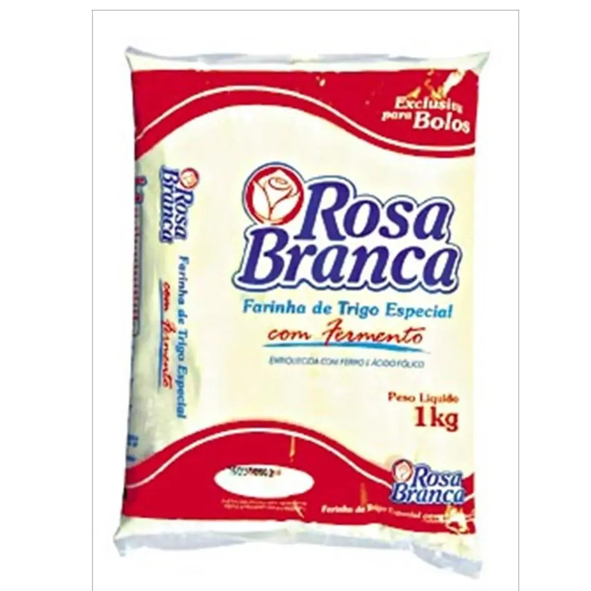 Farinha de Trigo com Fermento ROSA BRANCA 1kg