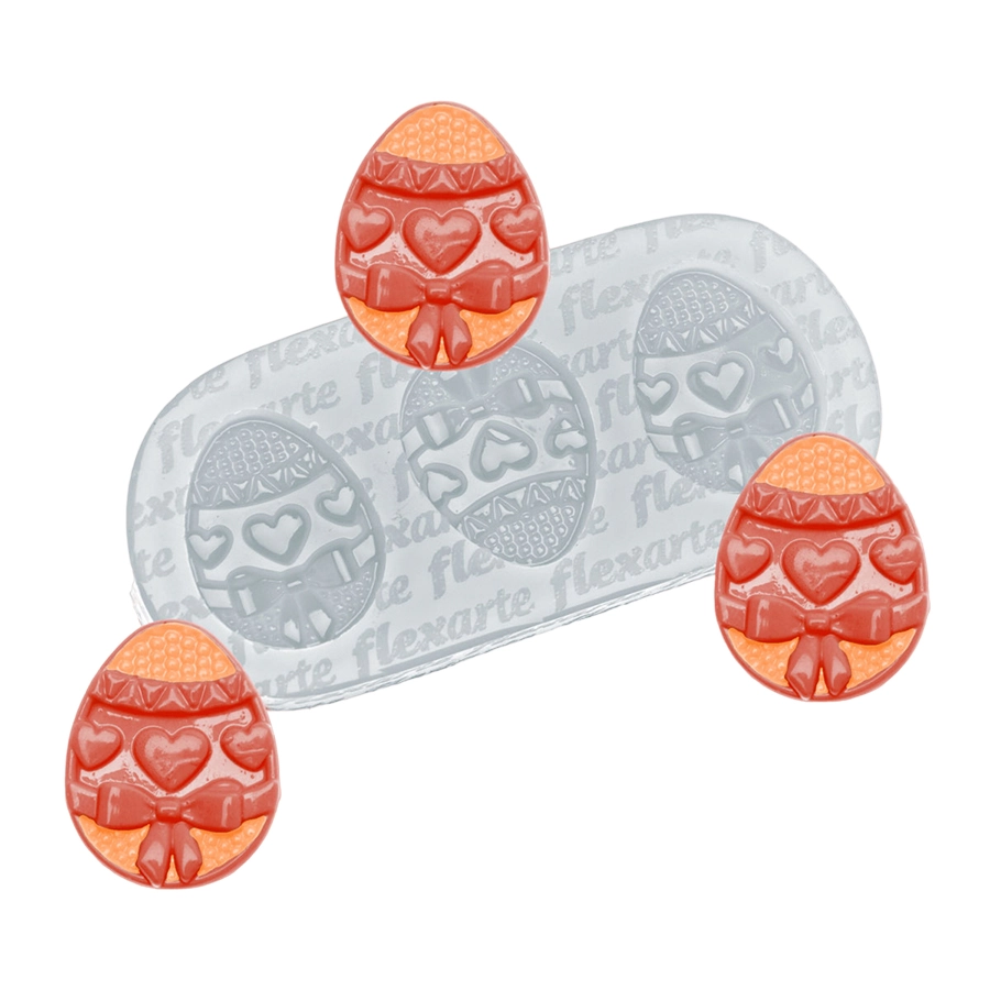 Mold Silictrio De Ovos Silver De Pascoa 927 Flexarte