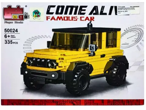 Bloco Montar Carro 335pc Toys 24489 Satyam