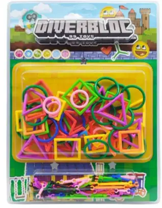 Brinq Educ.toys 25078 Blocos Plast.und
