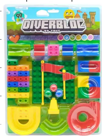 Brinq Educativo Toys 25081 Blocos Plast.und