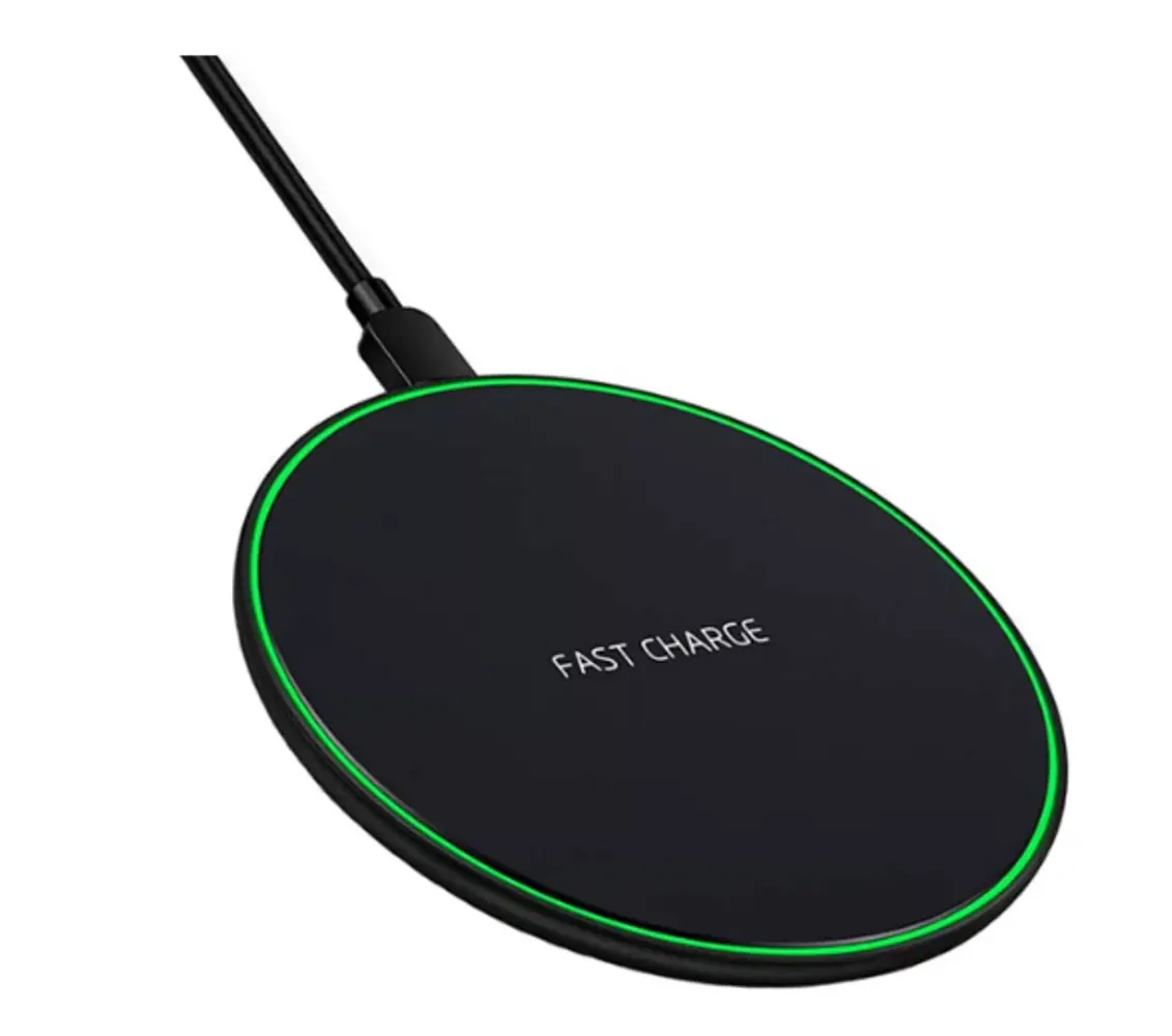 Fonte Carregador Sem Fio 15w Cor Preto