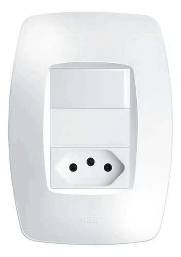 Interruptor 1 Tecla Paralelo C/ Tomada 20a 4x2 Fame Elegance