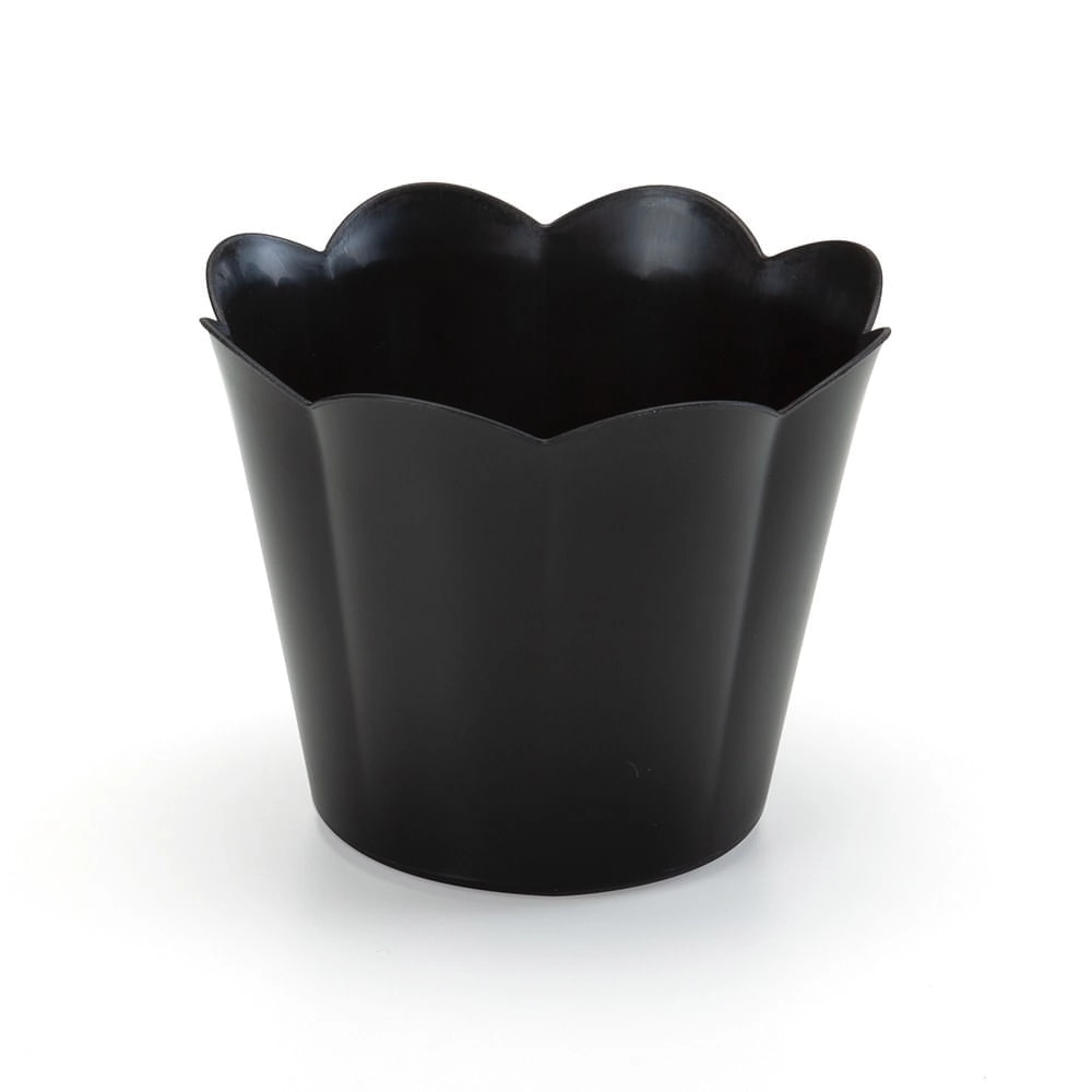 Pote Girassol Pequeno Preto