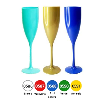 Taca De Champanhe 180ml Verde