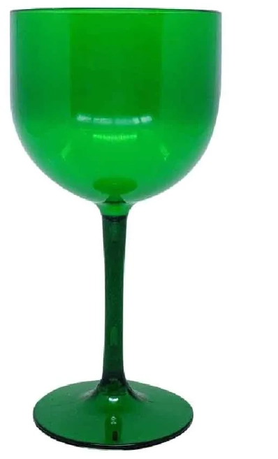 Taca De Gin 600 Ml Cx C/30 Verde Transparente