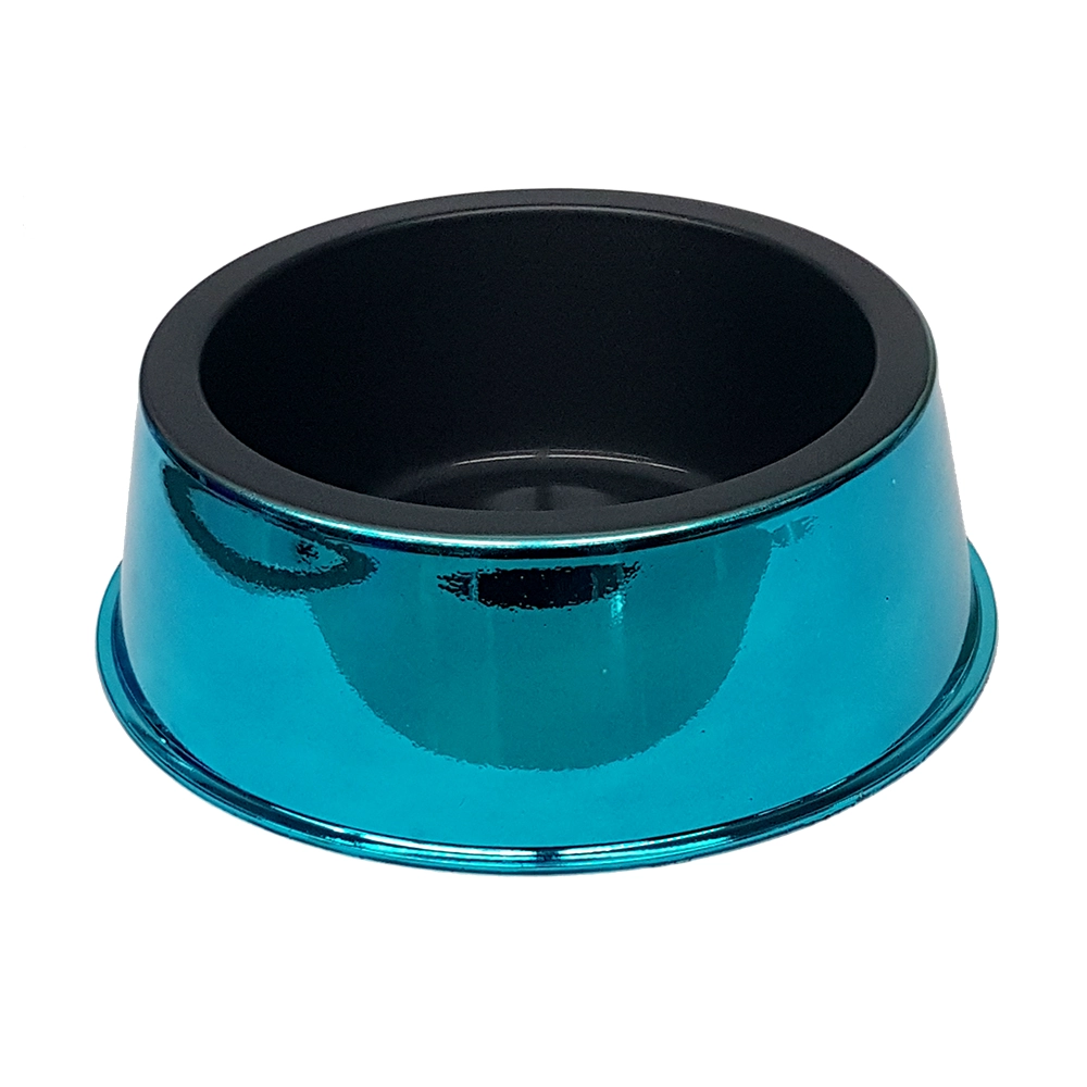 Comedouro Pet Toys Médio Simples Azul Prime 1000 Ml