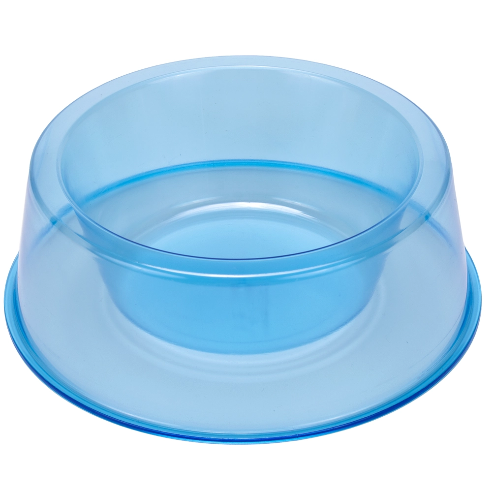 Comedouro Pet Toys Gato Azul Transparente 160 Ml