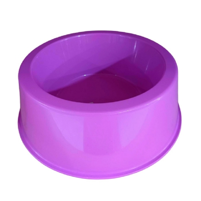Comedouro Plastico Rosa Chiclete 1000ml